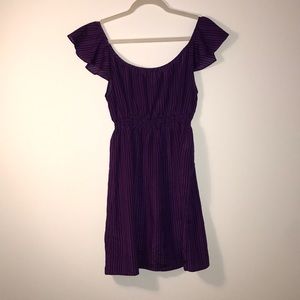 I Love H81 Purple/Black Mini Dress Size M